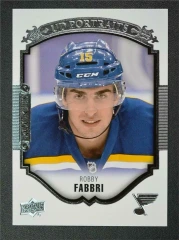 2015-16 Upper Deck UD Portraits #P105 Robby Fabbri Rookies